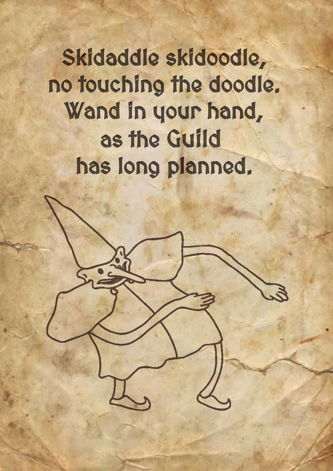 Overbrewed: Poster: Skidaddle skidoodle